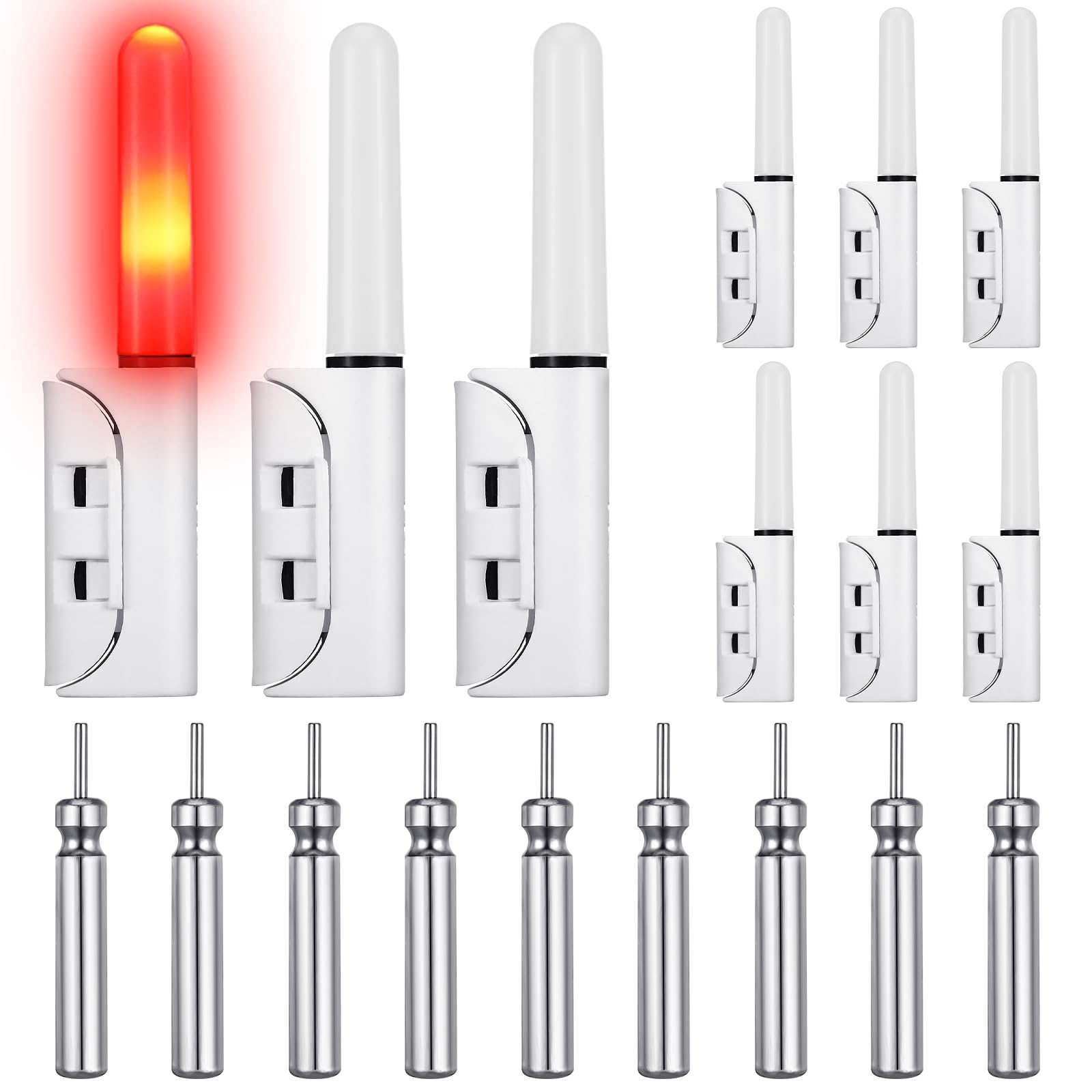 Fishing Pole Bells Luckky Inch Fishing Glow Sticks LED Fishing