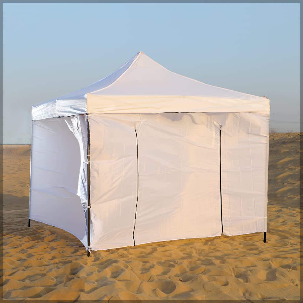 Yatai Decor Pop Up Gazebo Tent Canopy 3x3 Meters With 4 side Cover Outdoor Garden Marquee with Water-resistant Cover Folding Party Camping Tent Frame & Canopy Marquee Tent With Easy Assembly