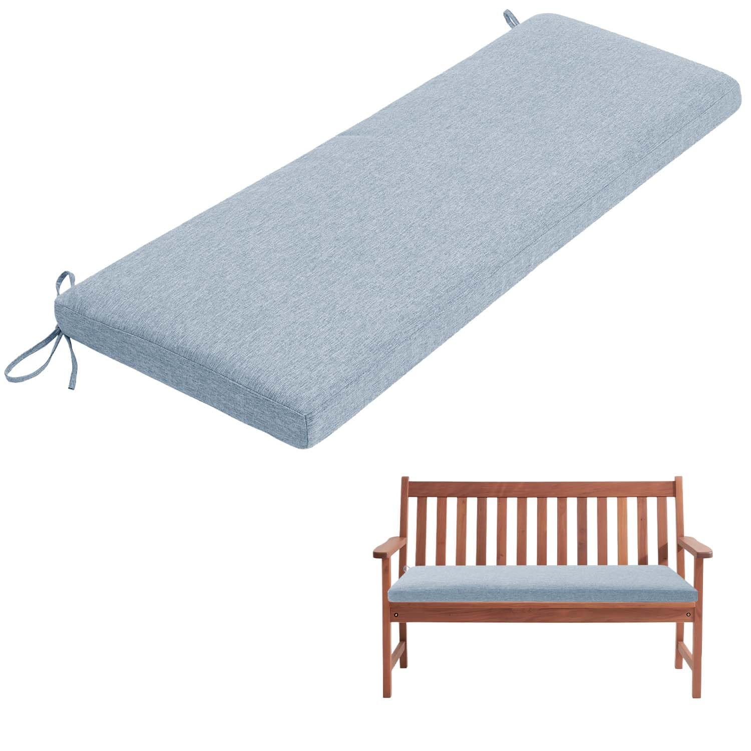 Cuscino per panca da esterni e interni, 170 x 40 x 5 cm, spessore per patio, giardino, balcone, altalena, divano, perfetto per mobili, divani e pranzi con pallet.