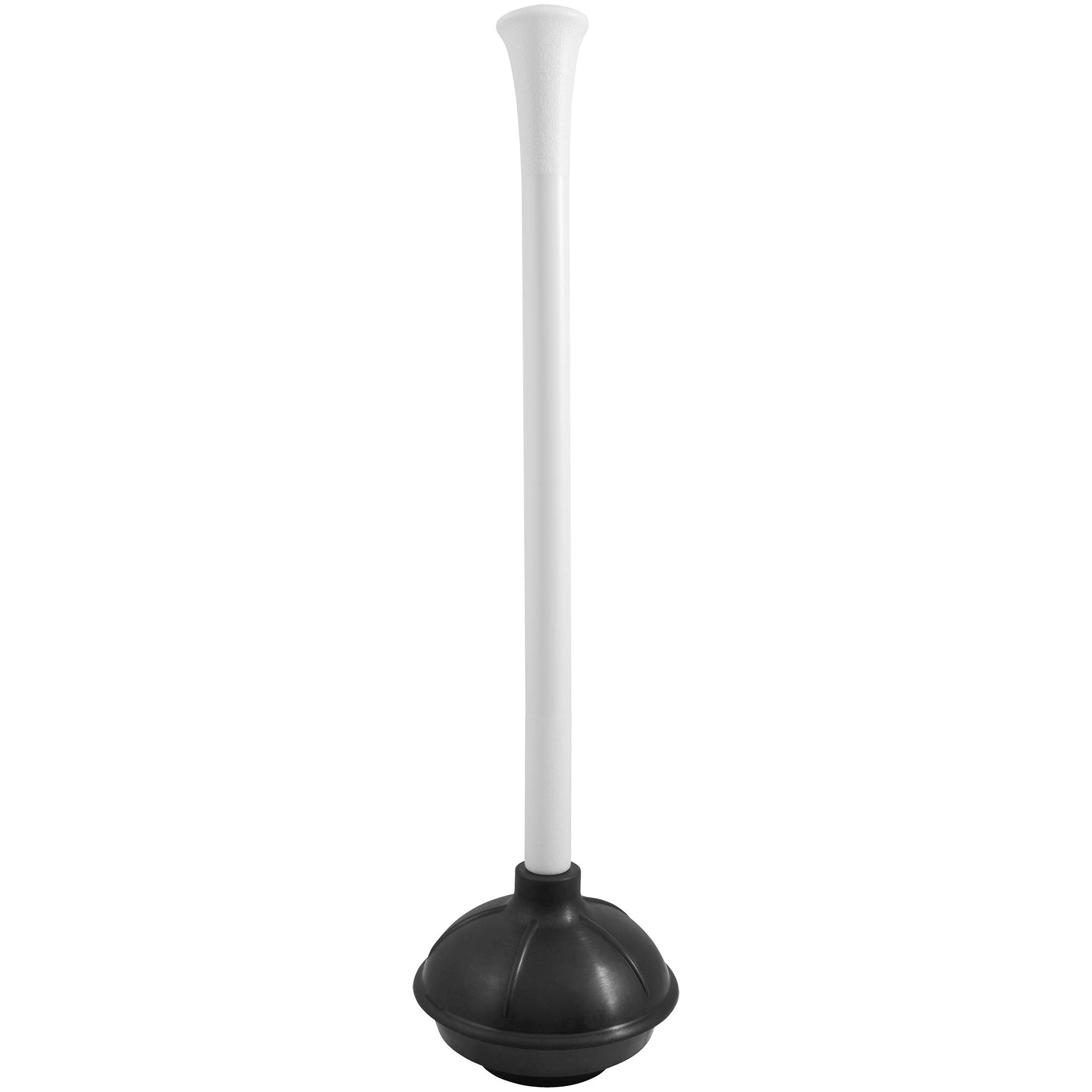 Plumb Craft 19-in. Tiered-Style Heavy-duty Toilet Plunger 7506810, Heavy Duty Toilet Plunger for Households, Ergonomic Plunger To Unclog Toilet, Toilet Bowl Plunger with Ergonomic Handle
