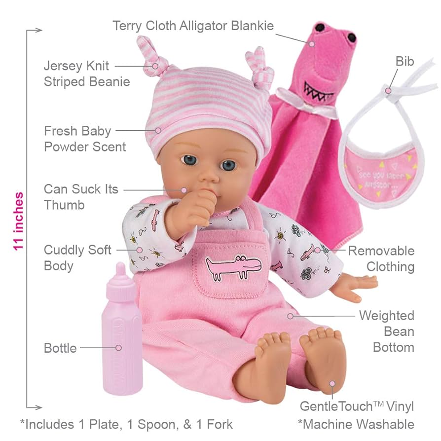 Amazon.com: ADORA Twin Baby Dolls Later Alligator Twins Gift