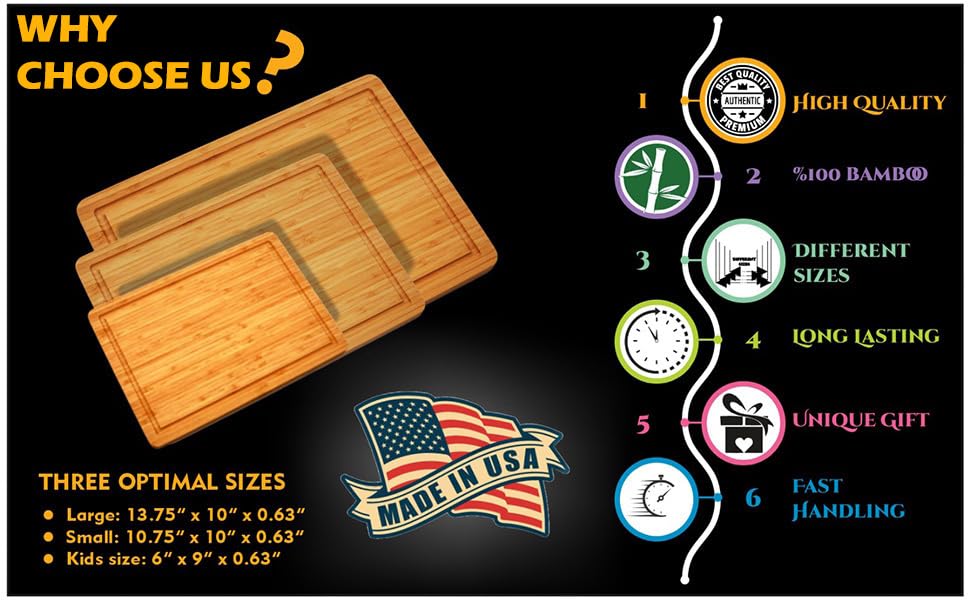 Tabla de cortar rectangular de bambú personalizada miniatura 7