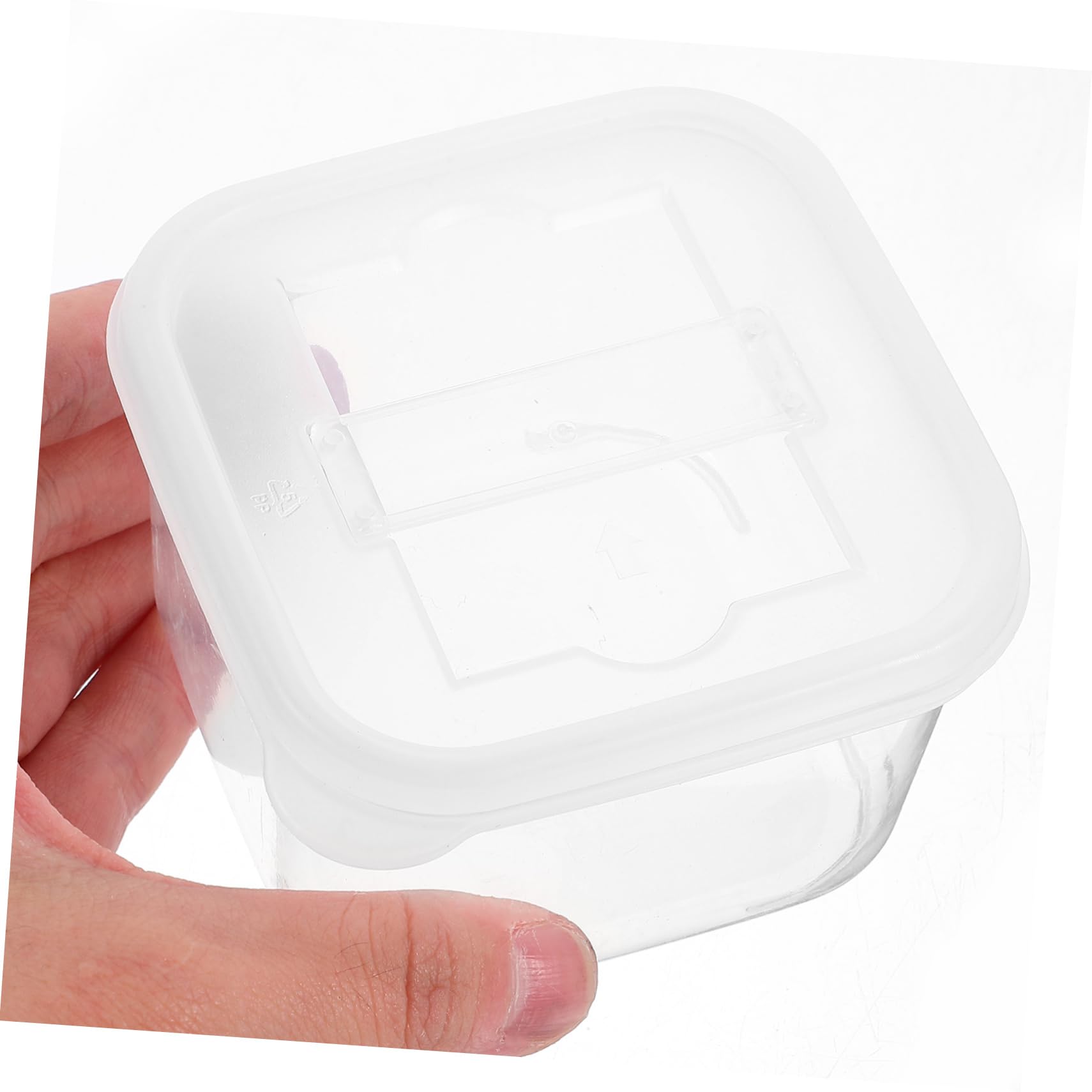 SOLUSTRE 20pièces Conteneurs De Prélèvement Boîtes De Rangement Avec Couvercle Et Étiquettes Pour Échantillons De Laboratoire Et Aliments