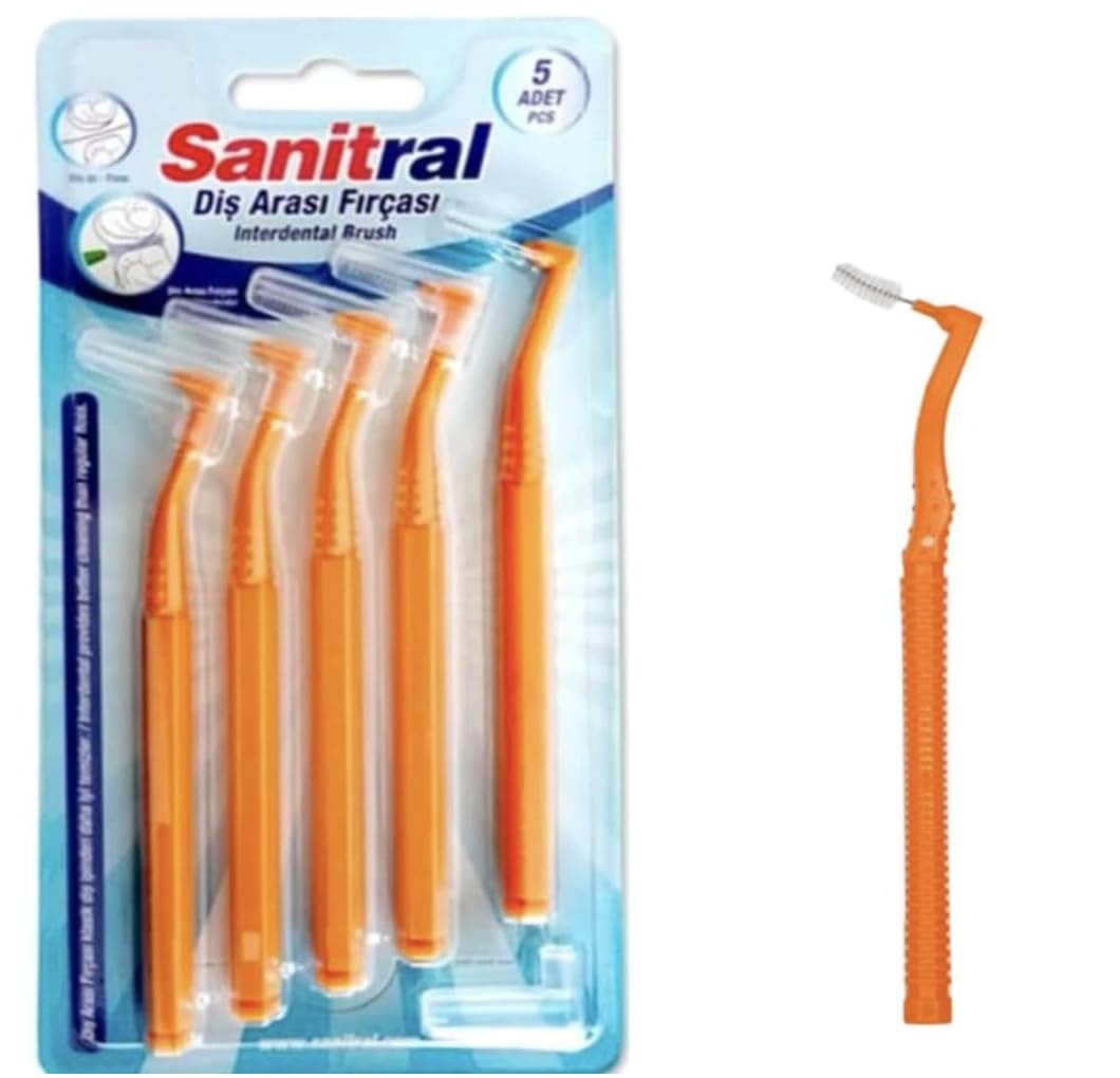 Sanitral Angle Interdental Brushes (1.2 mm, Size 7), Angled Toothbrush for Cleaning Teeth, Excellent Access Between Teeth - Image 3