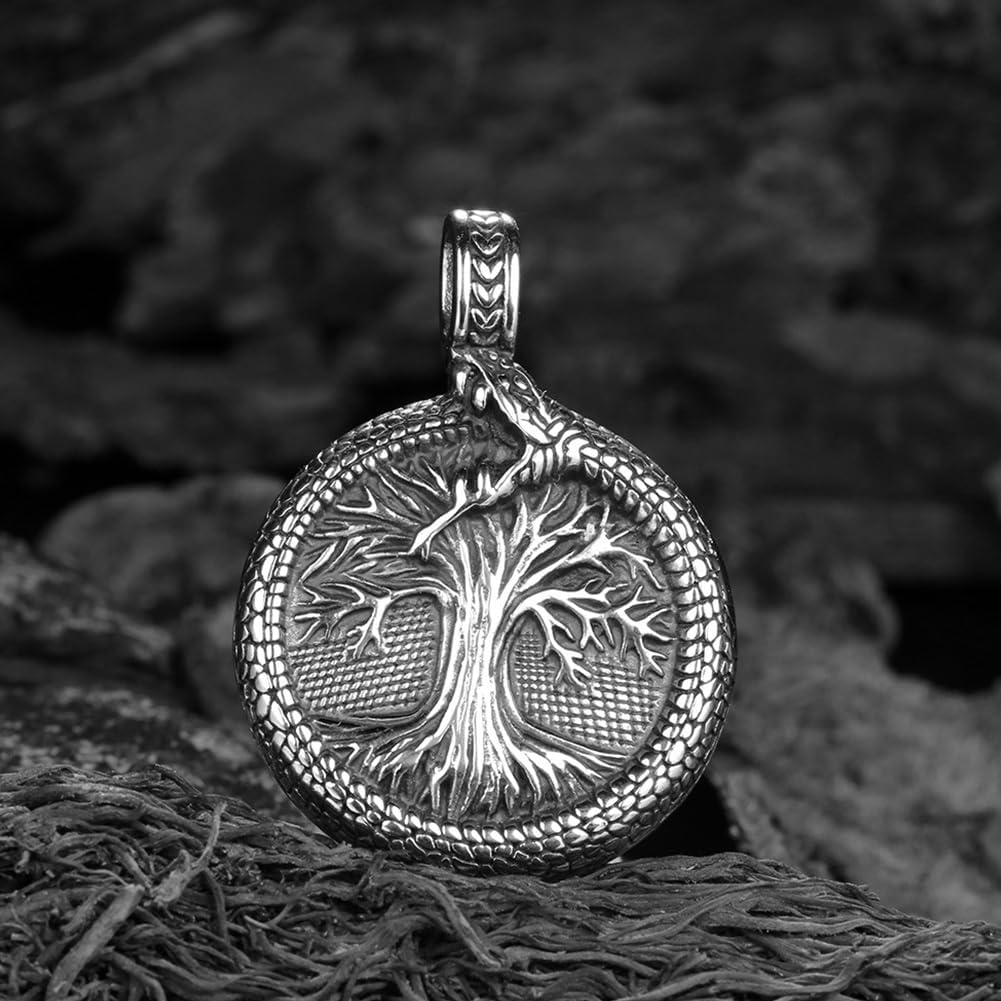 Viking Talisman Rune Keltische levensboom Yggdrasil Pentagram