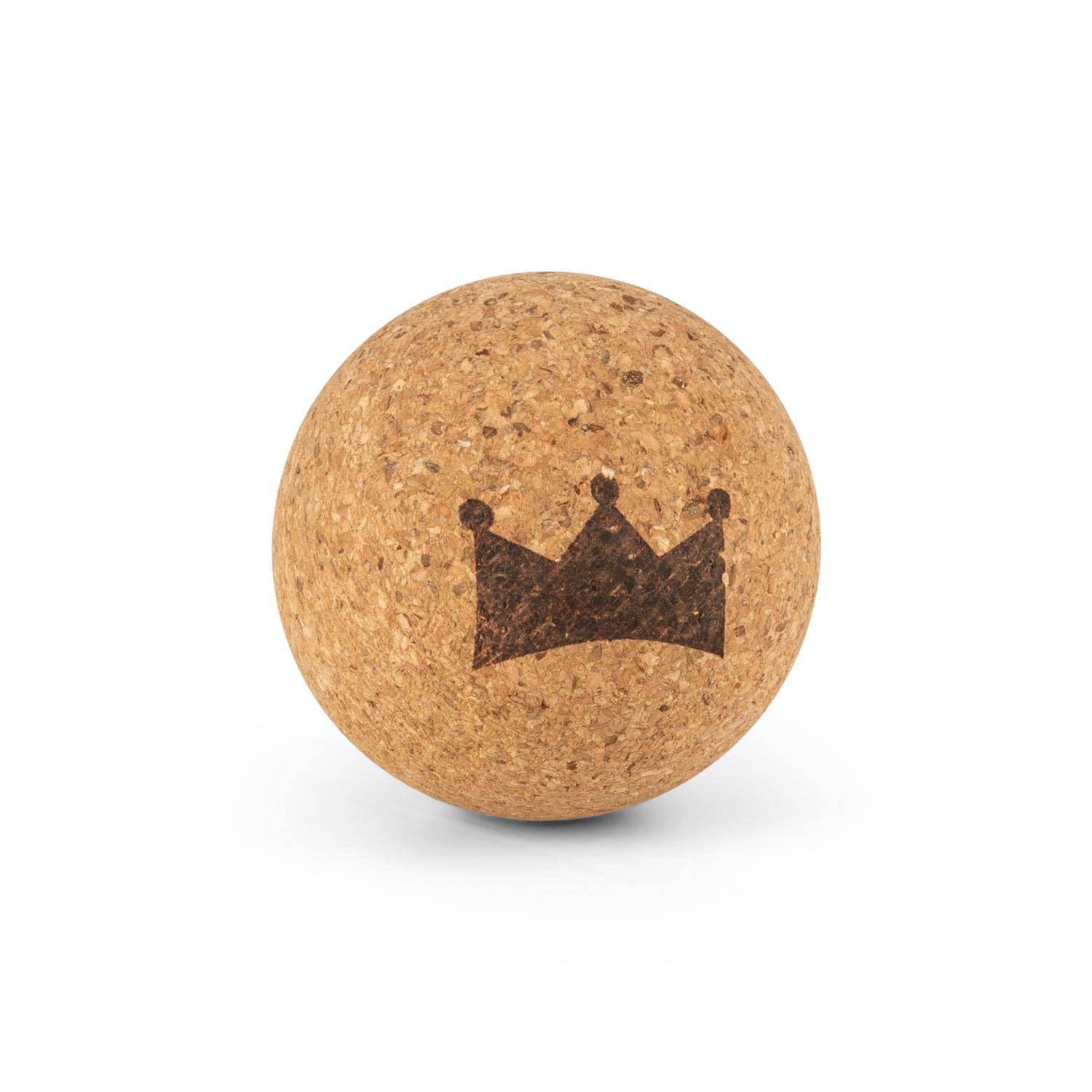 BoarderKING Fascia Ball Balance Bullet - Replacement Massage Ball for Balance Board, Cork Ball for Indoor Boards, 6 x 6 x 6 cm