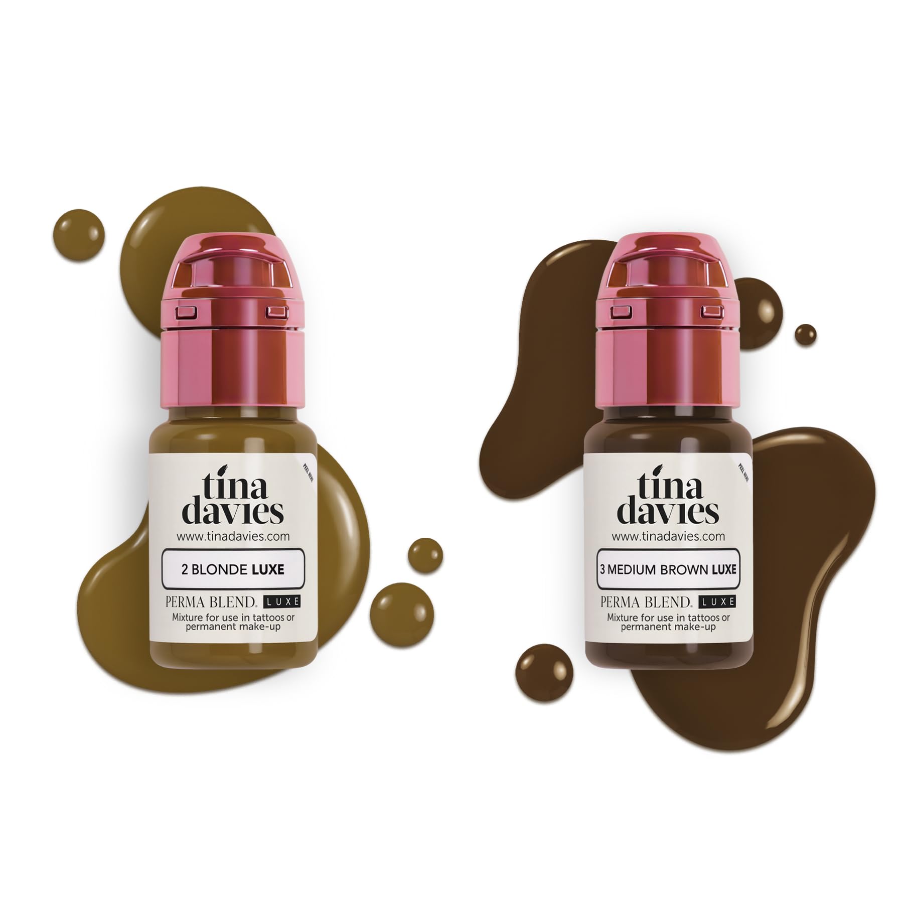 Tina Davies Professional X Perma Blend Luxe Brow Pigments - Permanent Makeup Pigment - I Ink Brow Pigments Luxe (I Ink Brow Collection Luxe) - Image 3