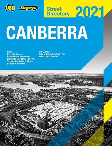 Canberra Capital Country &amp; Snowy Mountains Street Directory 2021 25th ed