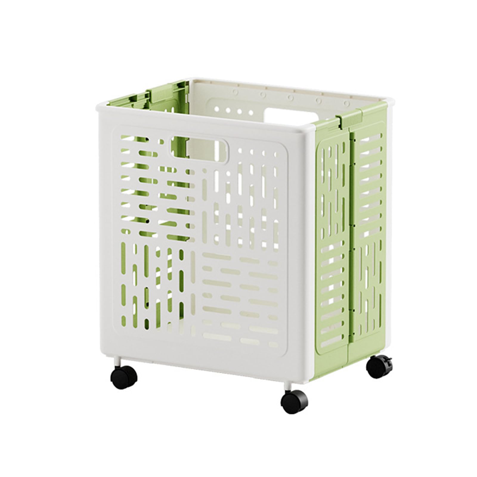 SenaiMy plastic wasmand, met wielen, 50 liter opvouwbare wasmand