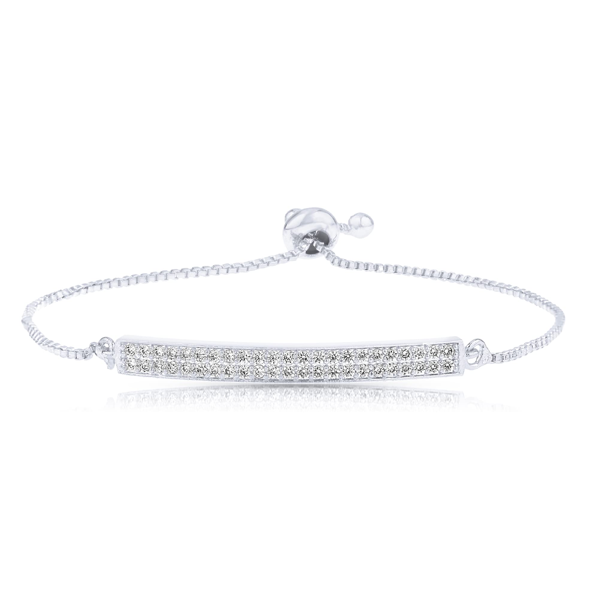 Hot And Bold Silver Pearl Sterling Silver Plated Charms Bracelet for Women (B071ZSDDWP) Amazon Price History, Amazon Price Tracker