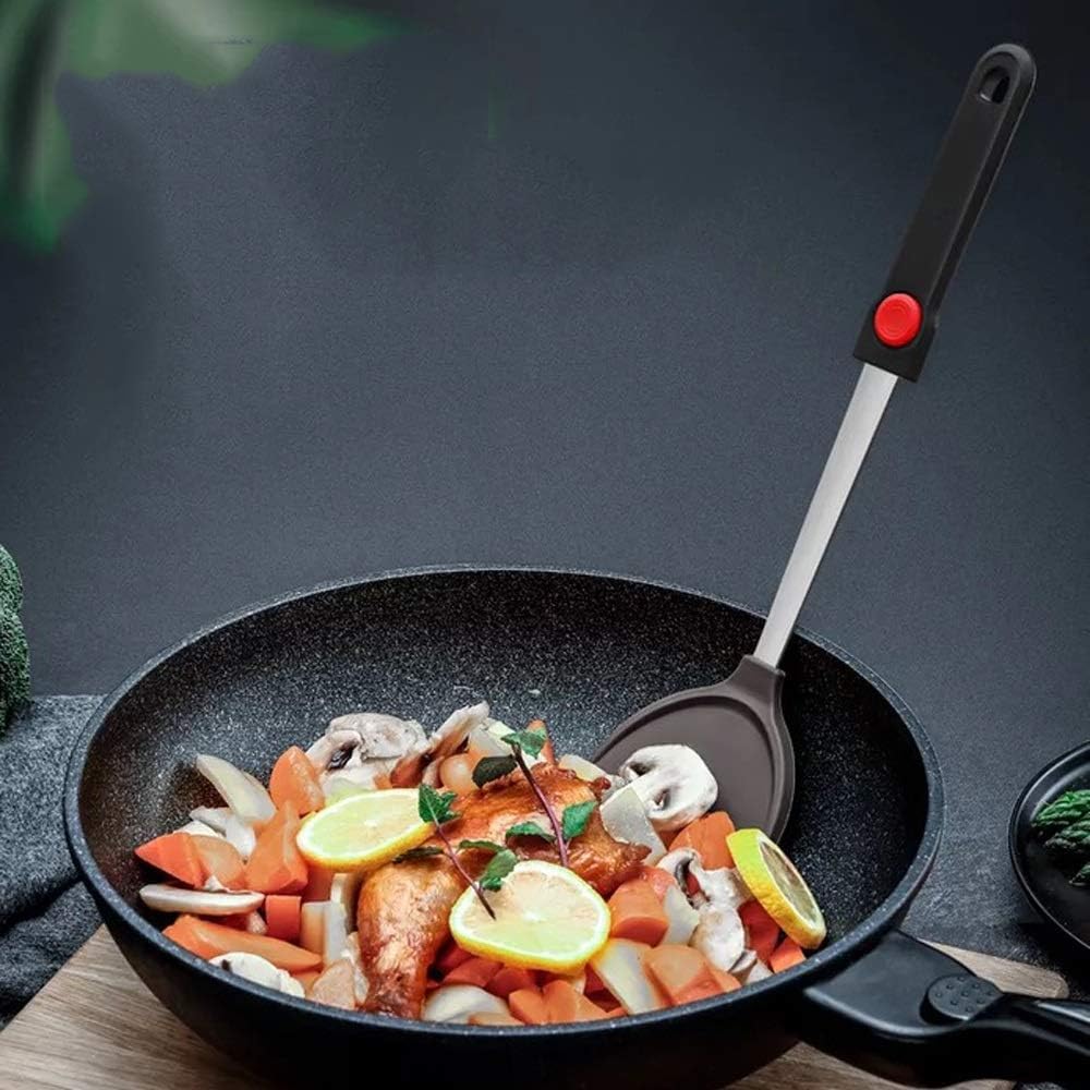 Espátula especial for utensilios de cocina antiadherentes Espátula de silicona Espátula Cuchara for freír Espátula for cocinar Espátula resistente al calor Utensilios de cocina for el hogar