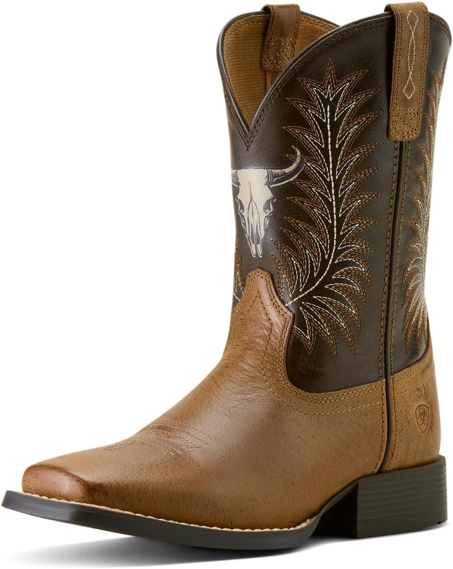 ARIAT Boys Stampede - Wide Square Toe Comfort