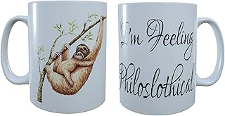 Sloth Ceramic Mug, Baby Sloth & Mum Mug, Sloth Latte Mug, Sloth Coffee Mug, Sloth Tea Mug, Latte Mug, Sloth and Baby Mug, Sloth and Cub Mug