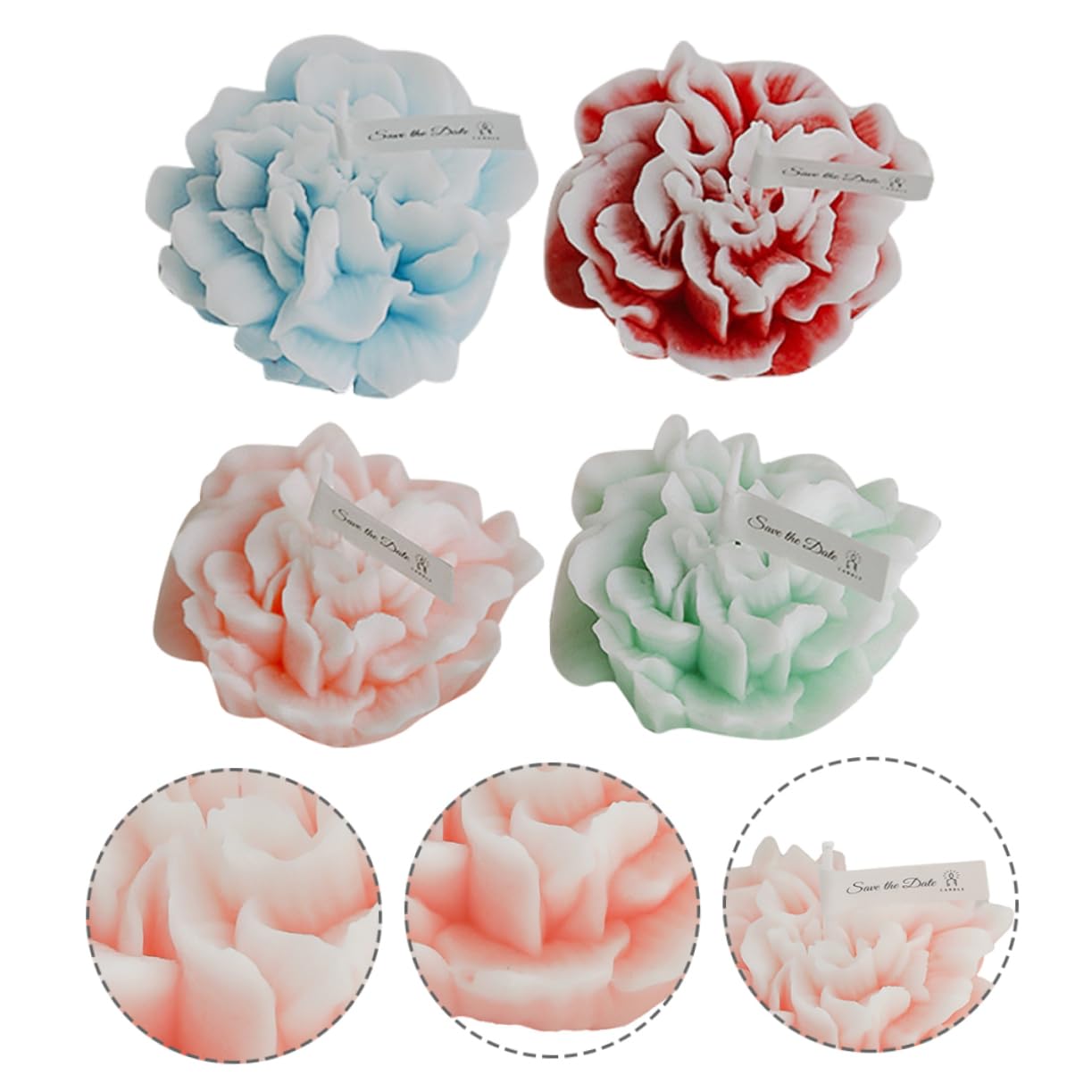 PRETYZOOM 16stücke Duftkerzen Blumenform Scented Candle Für Muttertag Hochzeiten Und Partys Aromatische Kunstkerzen Für Romantische Dekoration