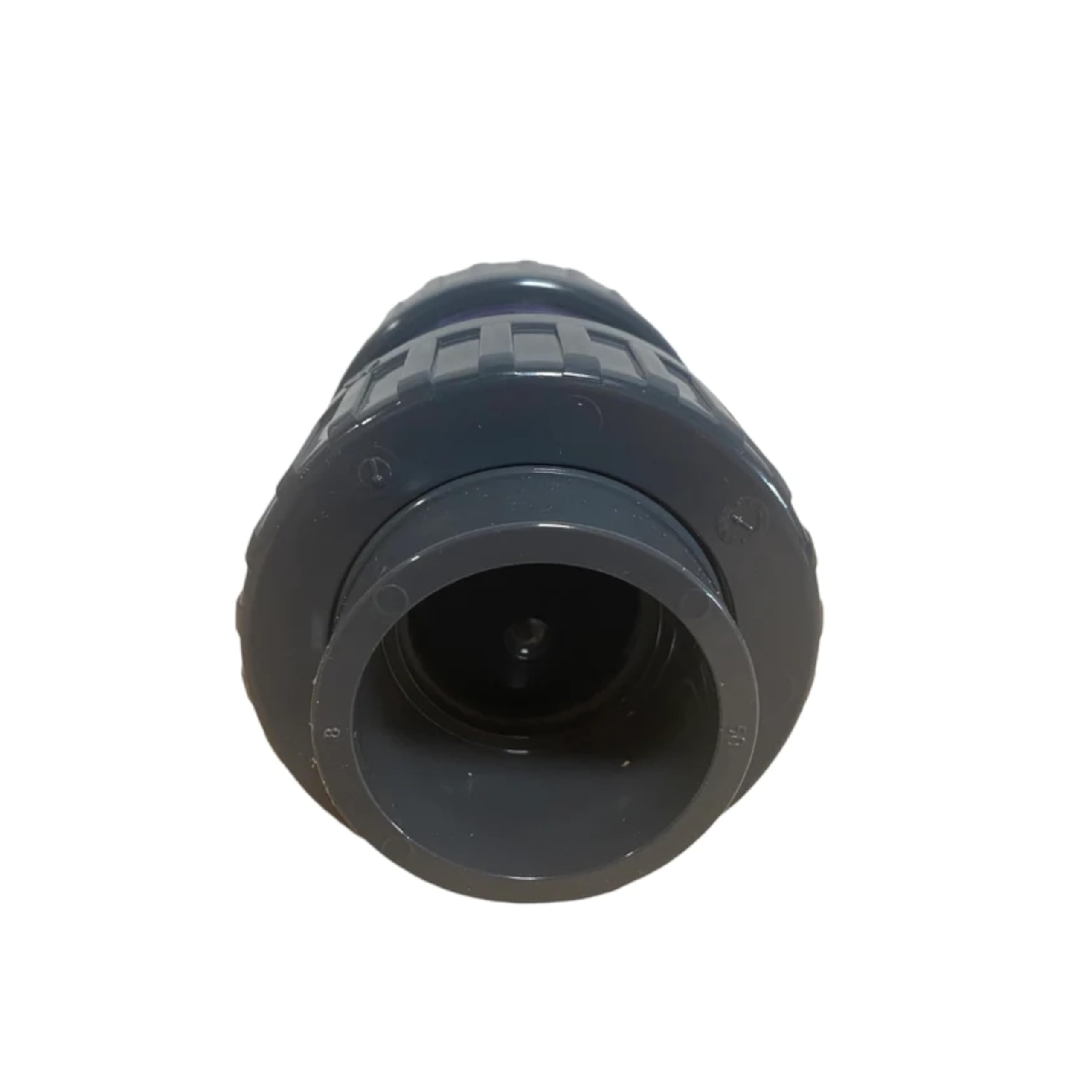 HAF® 2 válvulas antirretorno de PVC gris con 2 manguitos adhesivos de 63 mm, cargadas por muelle, válvula de retención cónica de PVC gris para todas las tuberías. Calidad: fabricado en Europa
