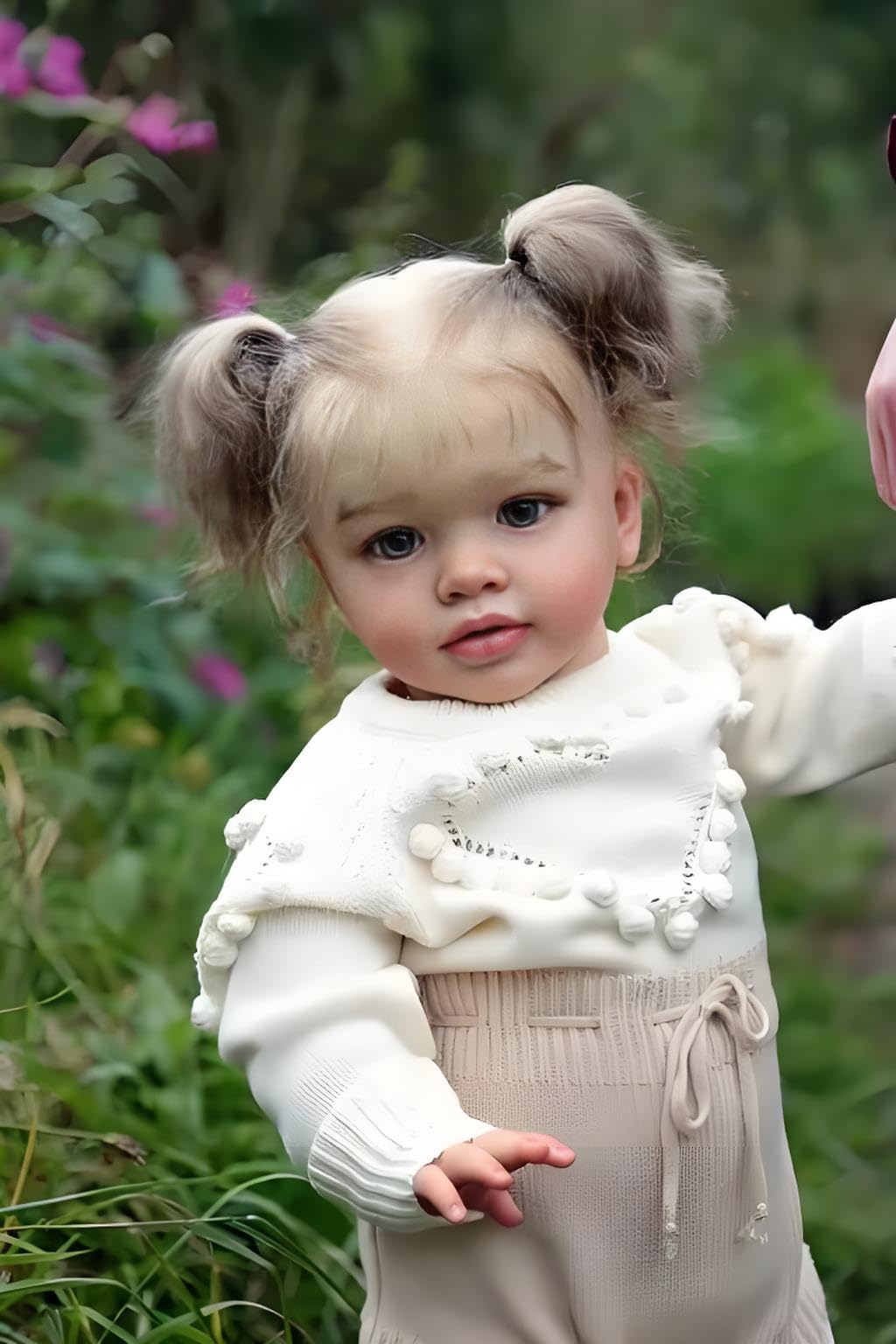 66 cm duży rozmiar Reborn lalki dla maluchów prawdziwe życie Reborn Baby Dolls blond włosy dziewczyna miękka tkanina ciało obciążone, które wyglądają jak prawdziwa lalka niemowlęca zabawka