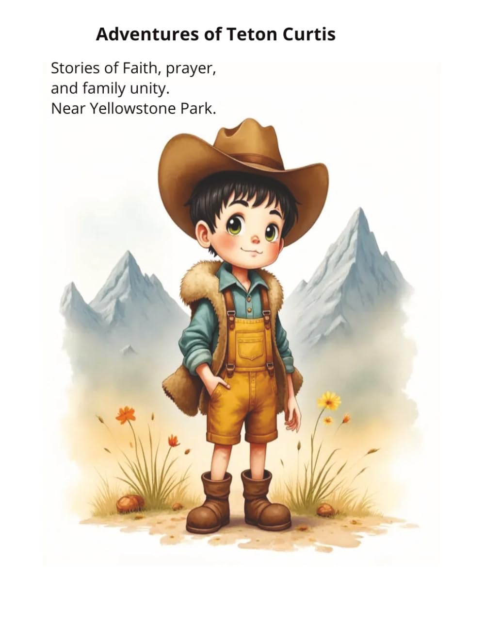 Adventures of Teton Curtis - WolfCookie: Stories of faith, prayer, and family unity. Near Yellowstone Park.