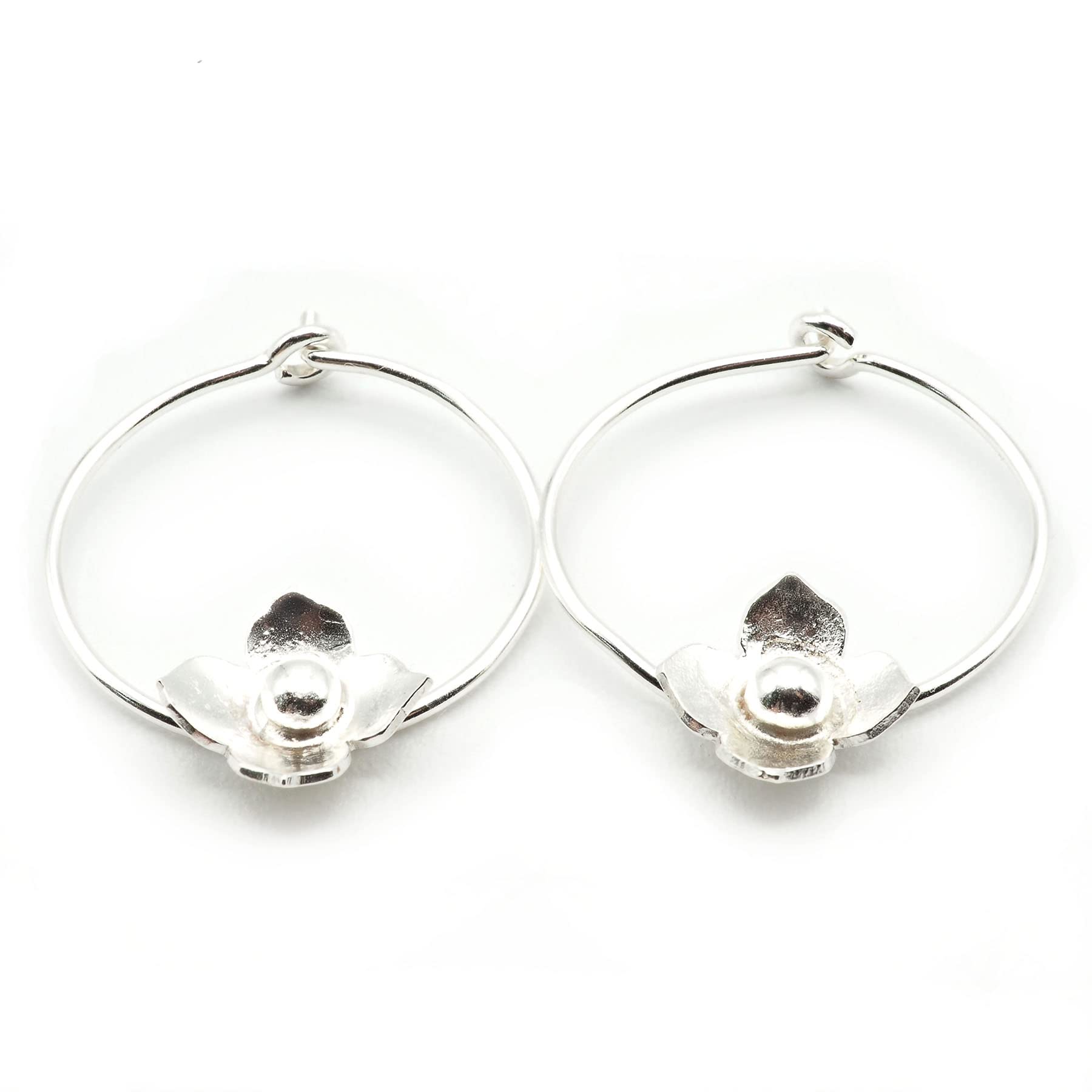 Pendientes Flor del Bosque en Plata 925