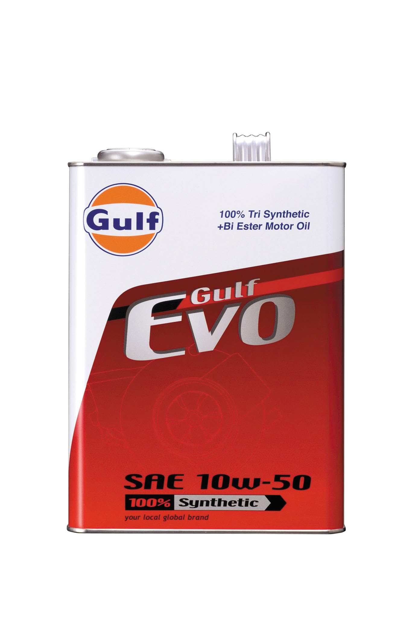 Amazon | ガルフ(Gulf) エンジンオイル EVO 10W-50 100% Tri Synthetic
