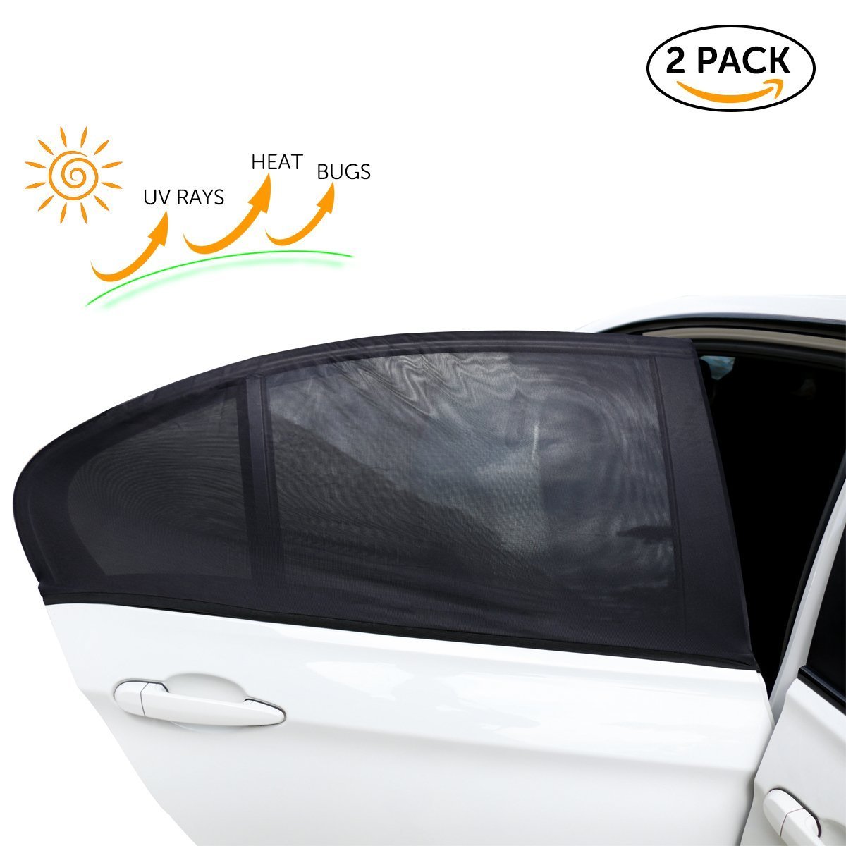 Buy High Quality Black Car Rear Window UV Mesh Sun Shades Blind