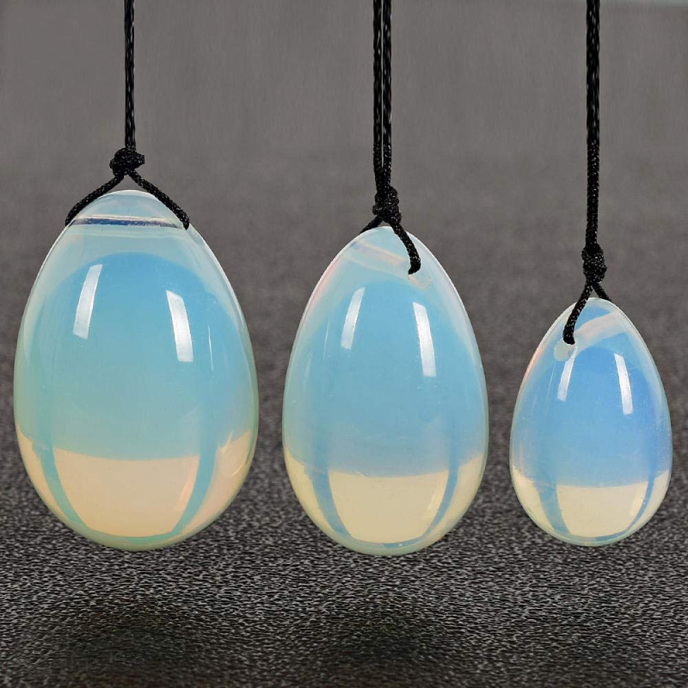 3pcs noir Obsidian Yoni Egg cristal Kegel Exercice Egg-BO ensemble