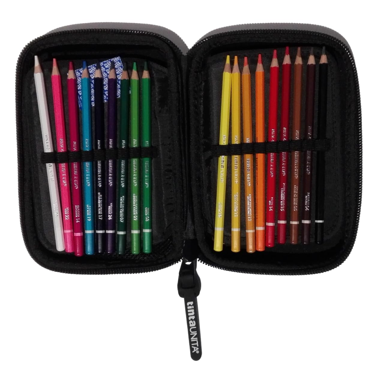 PRESTIGE & DELUXE Astuccio Scuola Tinta Unita Pool Over One Time zip completo Nero + omaggio portachiave fischietto