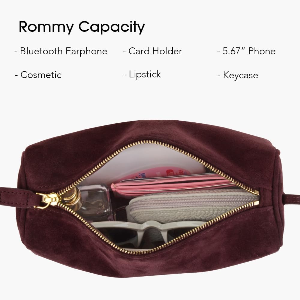 Premium Suede Leather Crossbody Purses for Women, Small Shoulder Bag with Adjustable Strap and Crossbody Hobo Bag - Image 7