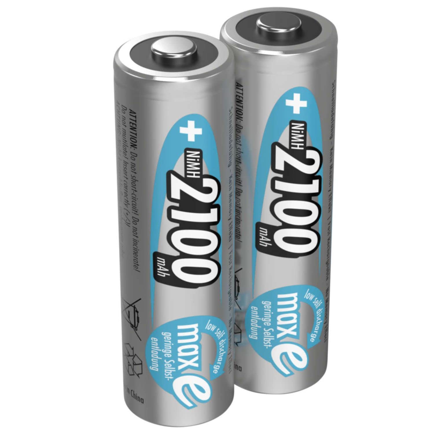 Ansmann 5035442 - Pack de 4 Pilas Recargables (NiMH, maxE+, Mignon AA, Tipo 2500 mAh), Gris — view 14