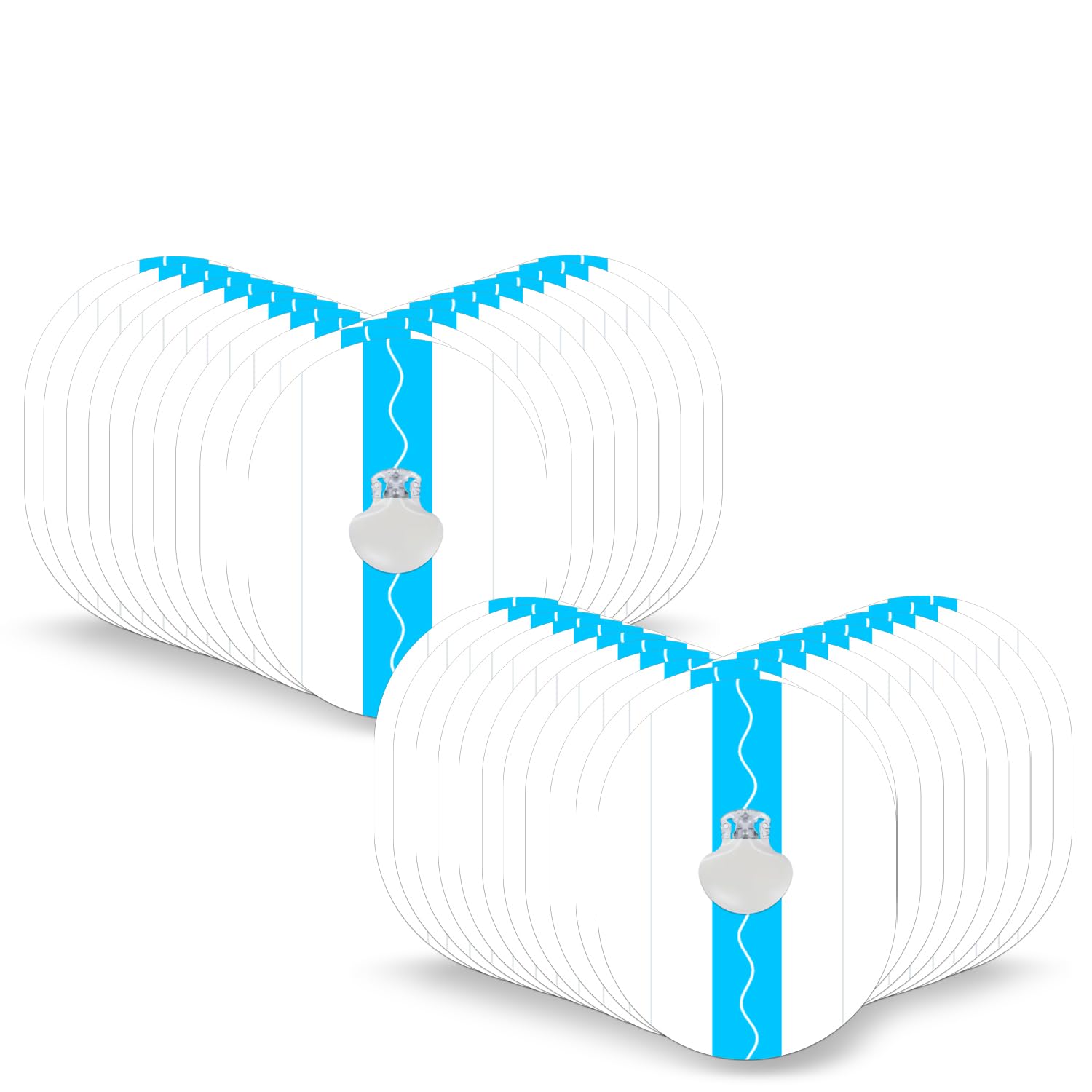 Adhesive Patches for Guardian Sensor 3/4，Waterproof and Latex Free CGM Sensor Patches for 7 Days (40 Pack), Pre-Cut Adhesive Tape, Continuous Glucose Monitor Protection Cover -GTAGKOMMEN