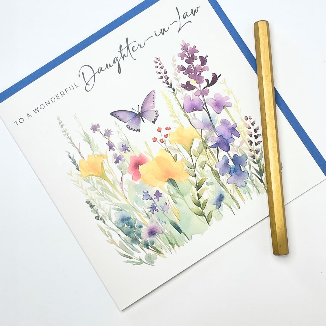 Biglietto di auguri per compleanno di una donna elegante: biglietto A5 glitterato fatto a mano - Italia
