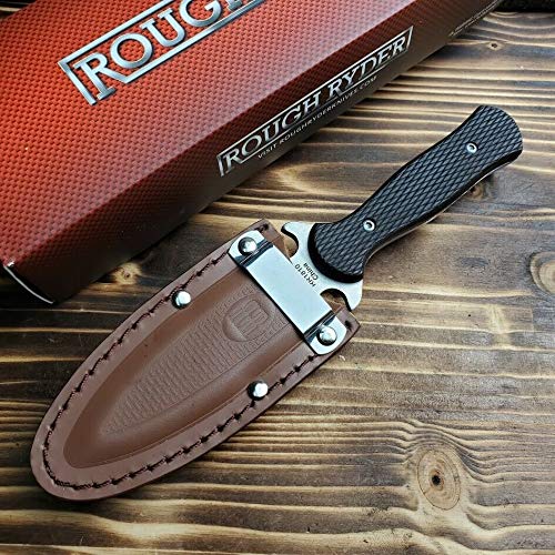 Knive&Knives Rough Rider Black Handle 440 Stainless 7