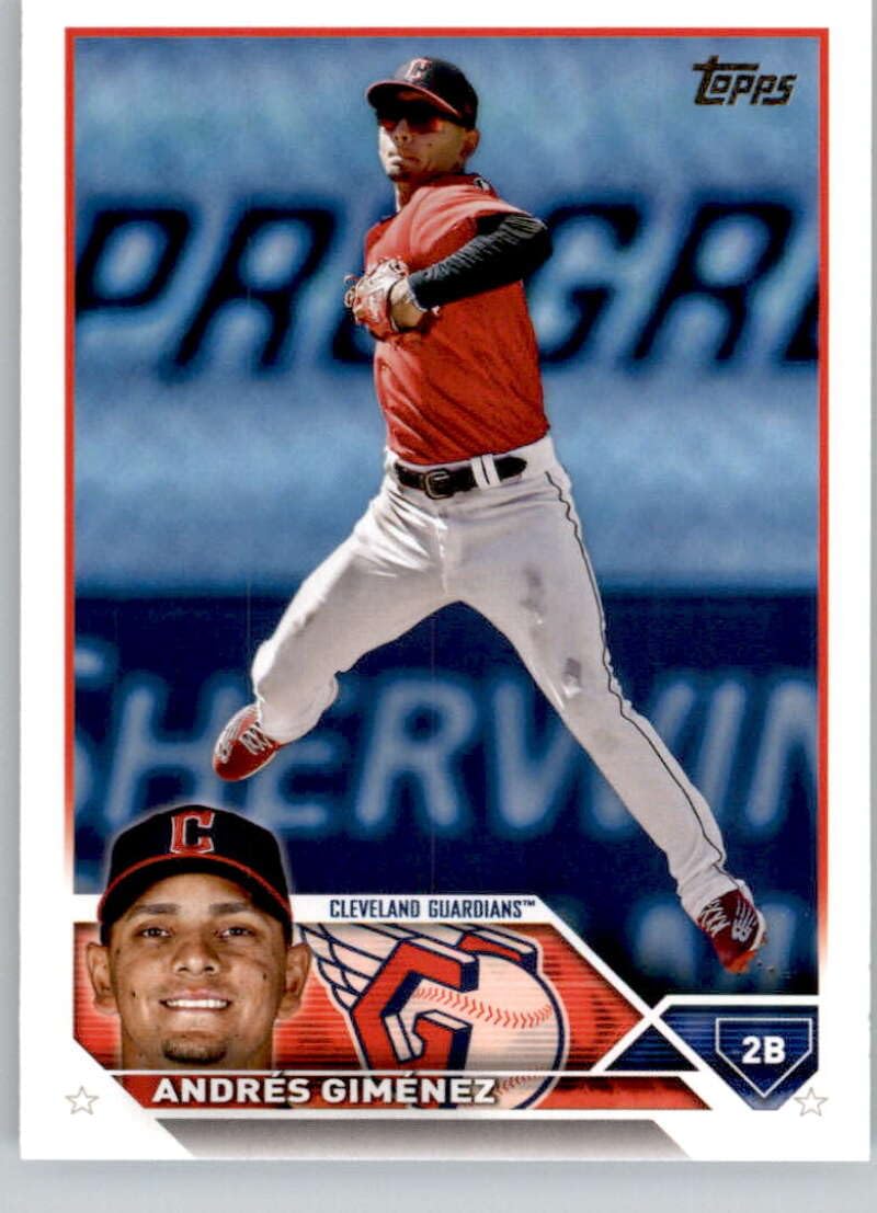 Amazon.com: Andres Gimenez 2023 Topps #575 NM+-MT+ MLB Baseball
