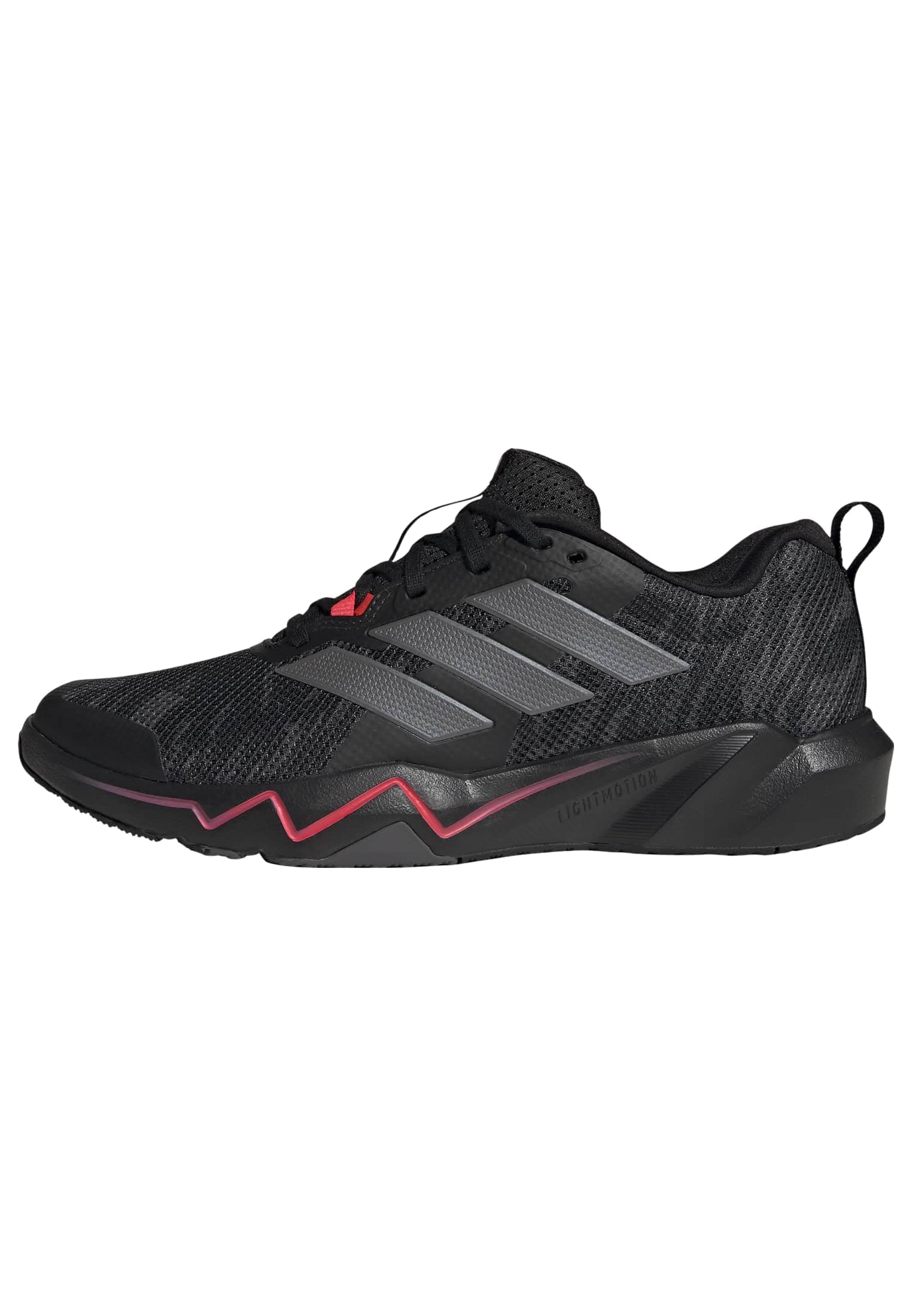 adidas Men's Rapidmove Go Training Shoes, core Black/Grey Five/Lucid red, 8 UK