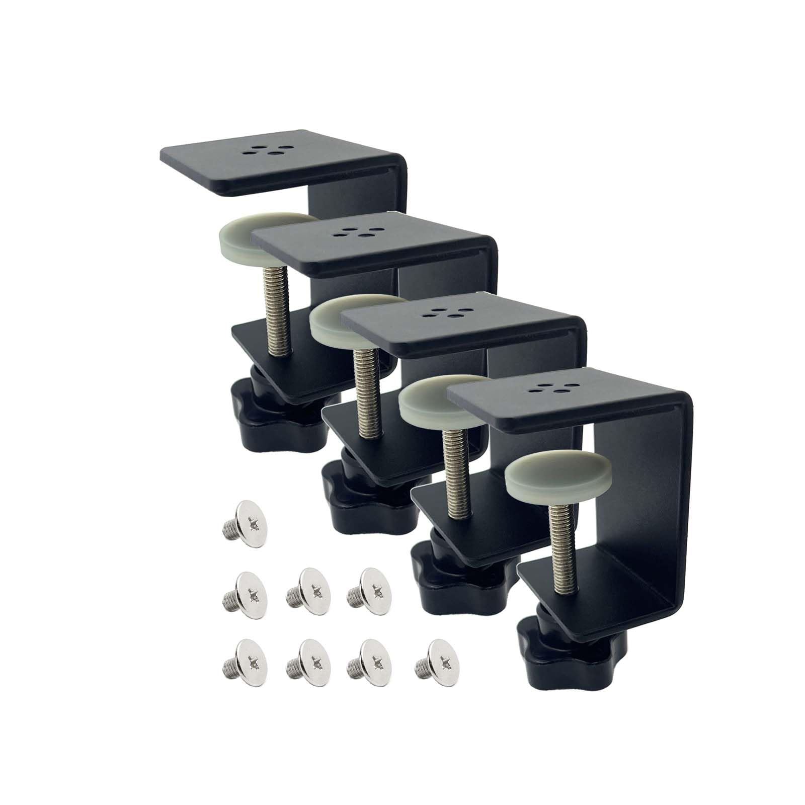 Jhanw C Clamps Heavy Duty, Black Desk Clamp, Small C Clamps Waterproof and Rustproof - Image 4