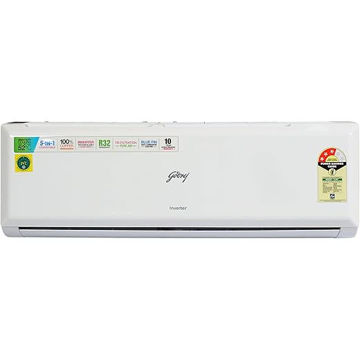 Godrej 1 Ton 3 Star Inverter Split AC Copper 2024 model 5 i