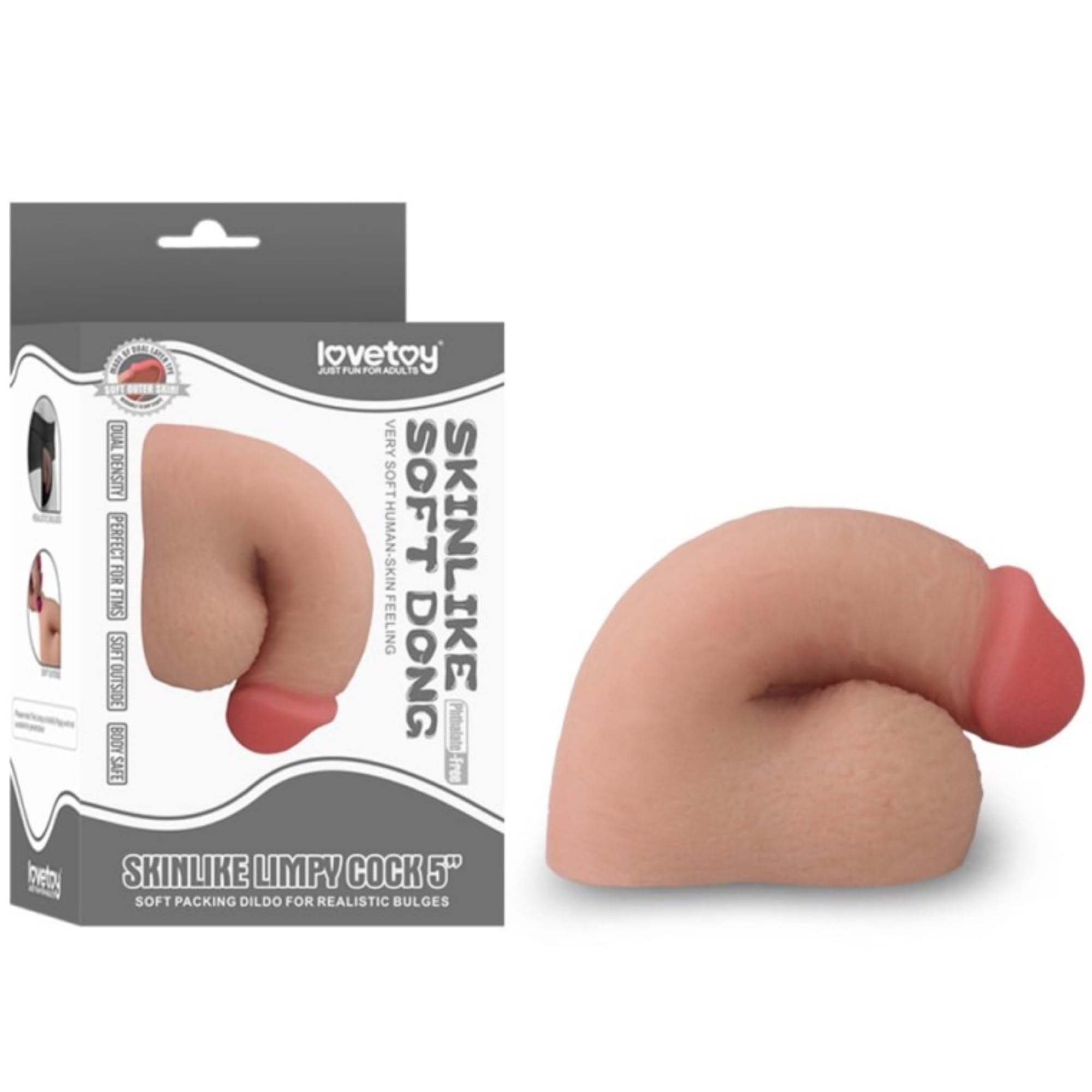 LoveToy Limpy 5 "Cock Pene Packer | Imballaggio morbido Rigonfiamento Dildo Bachelor Regalo