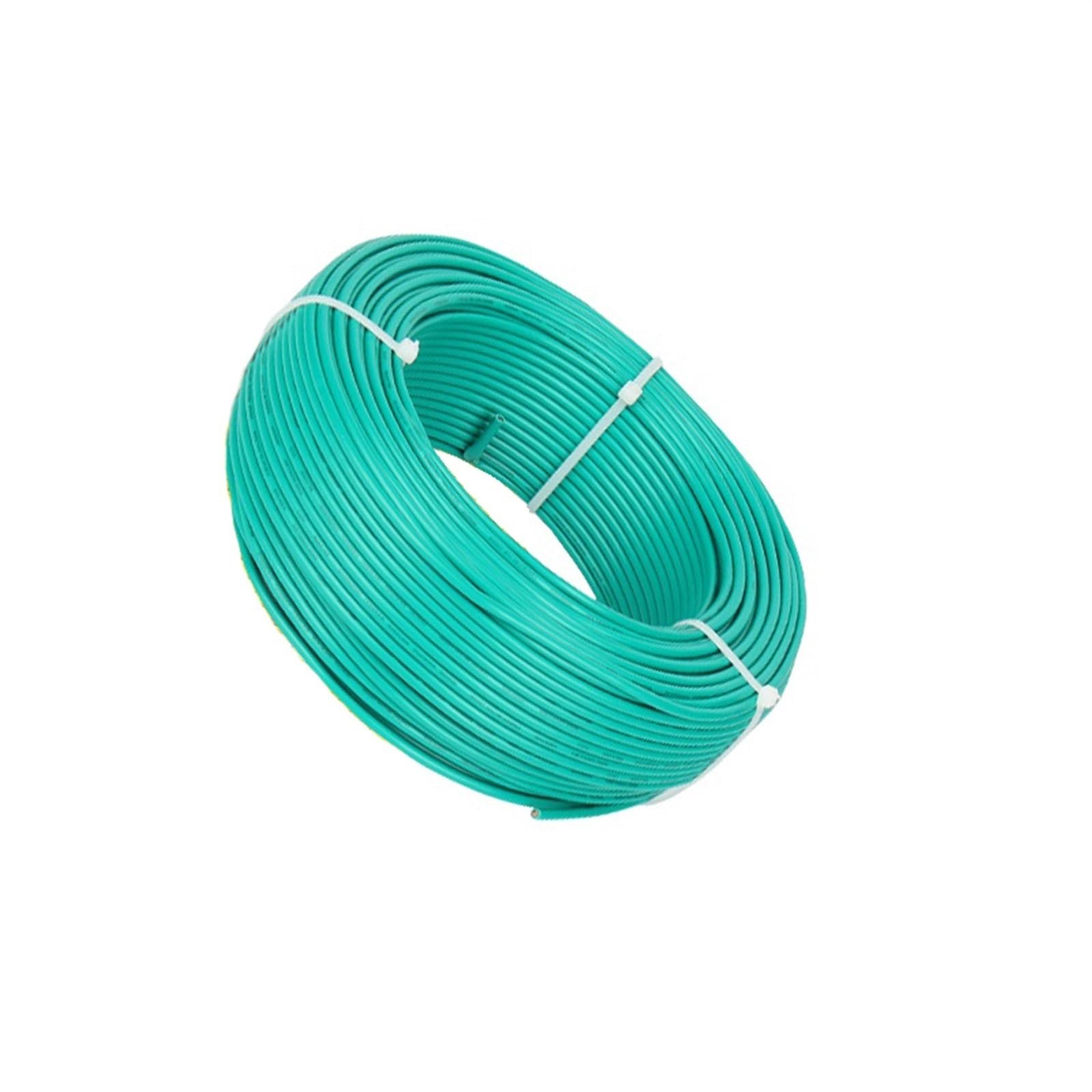Fijo Cerco Cableado eléctrico fijo 20/19/18/16/14/12/10/8 AWG Cable de núcleo único Cable ignífugo de PVC Cable de cobre de núcleo sólido Dispositivo Soldadura ( Size : 90meter , Color : 14 AWG - 2.5m