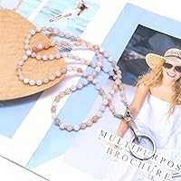 Vista 150 de Cordón para mujer, cordones con cuentas para tarjetas de identificación, soporte para profesores, llavero y correa para collar para mujeres y niñas