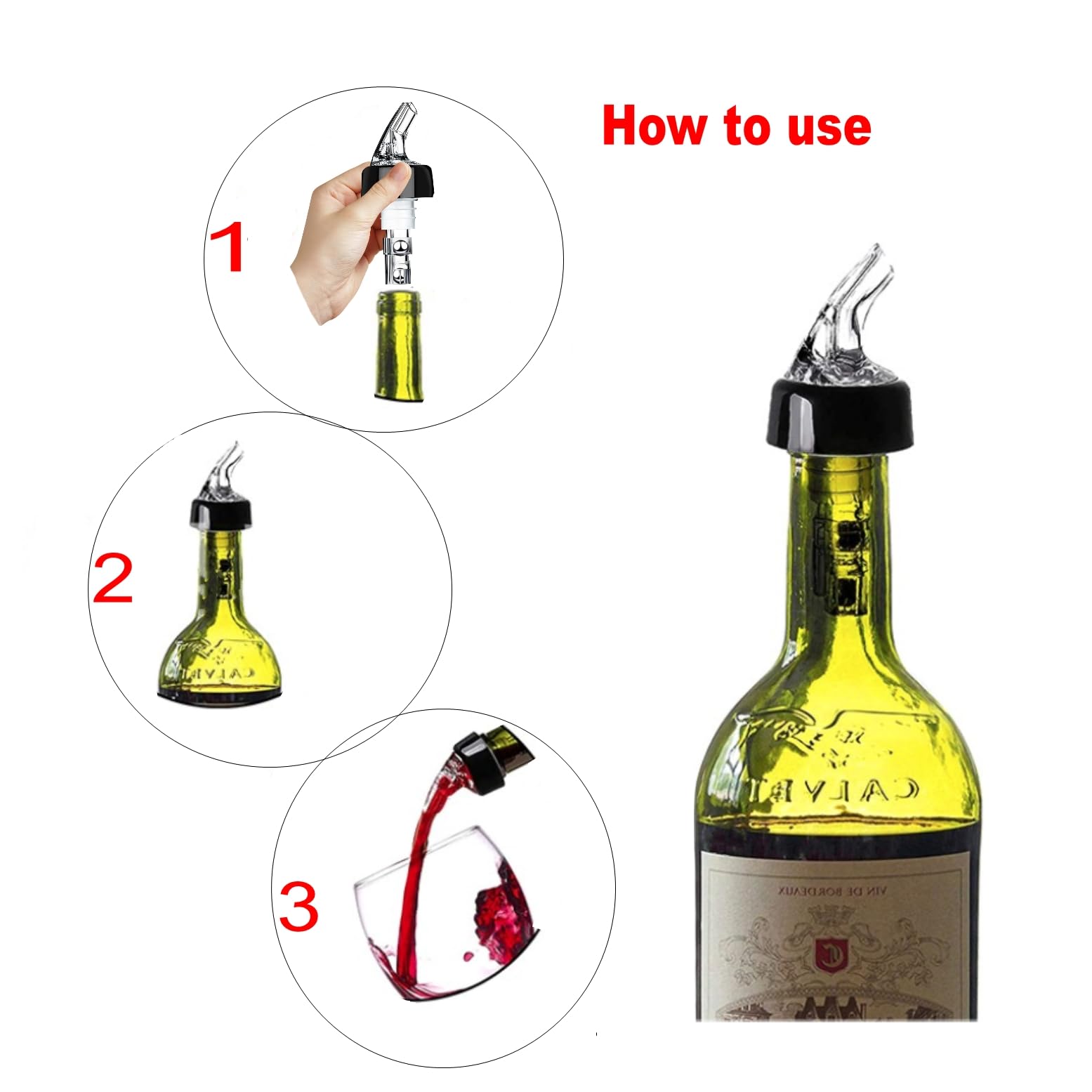 Touch Futu Professionele doseerschenktuit, flessenschenker voor sterke drank, schenktuit schenker portioneerder
