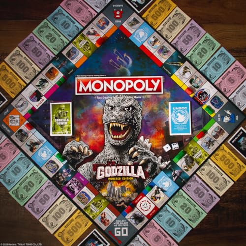 Monopoly: Godzilla juego de mesa coleccionable miniatura 3