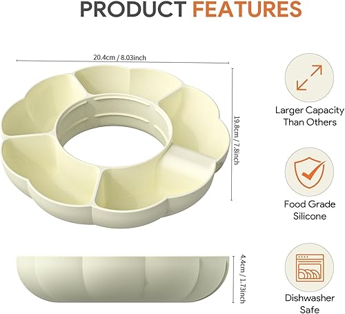 Miniatura 5 de Cuenco de aperitivos para vaso Stanley de 40 onzas con asa, bandeja de aperitivos para Stanley Cup de 40 onzas, anillo reutilizable para aperitivos,