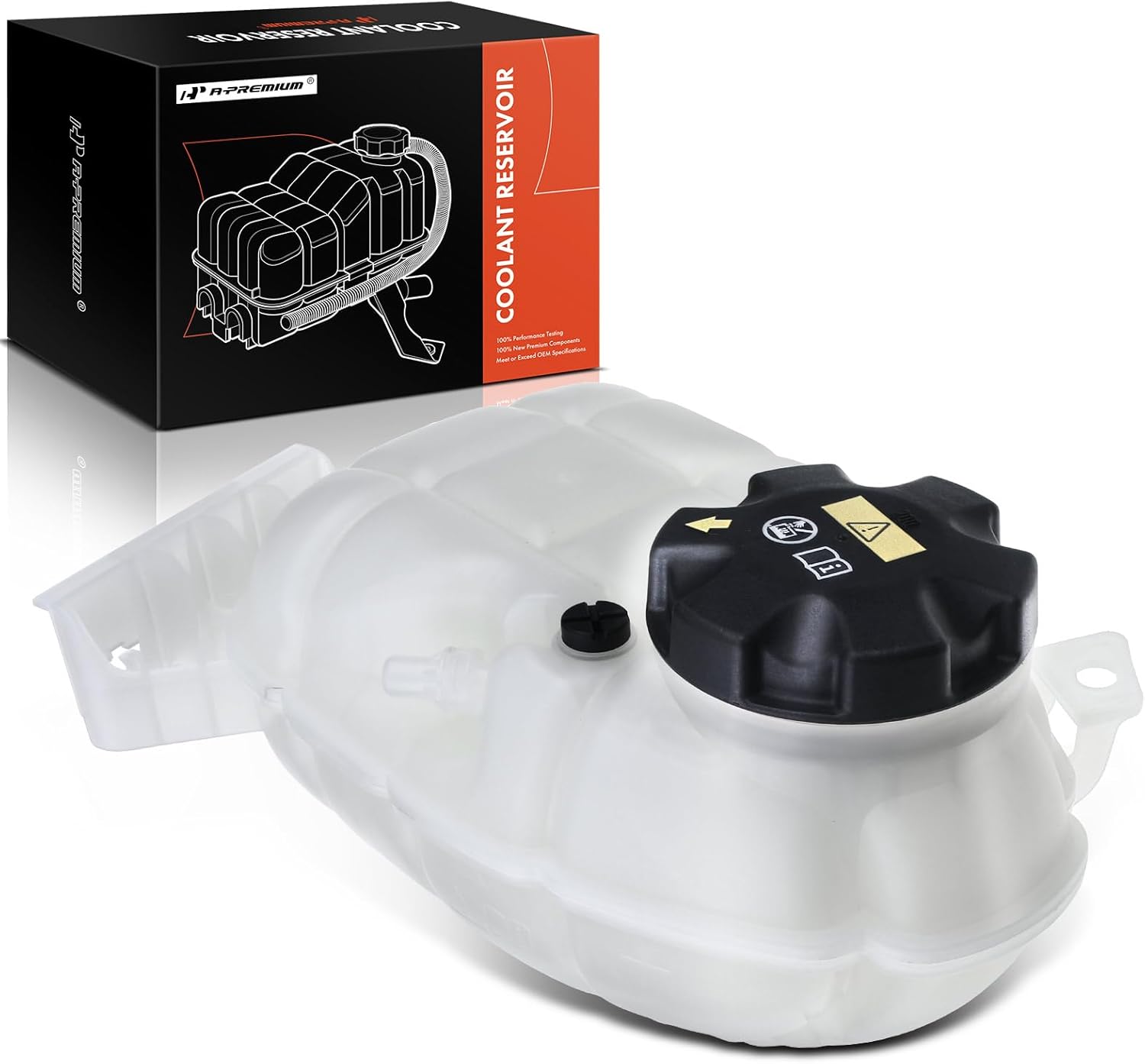 A-Premium Engine Coolant Overflow Recovery Reservoir Tank [w/Cap] Compatible with BMW 328d 2014-2017, 335i 2012-2016, 435i 2014-2016, M2 2016-2017, M235i 2014-2016, Replace # 17137642160