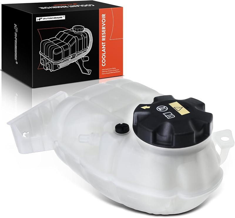 Tanque de expansão do radiador A-Premium com tampa para BMW – 1 unidade