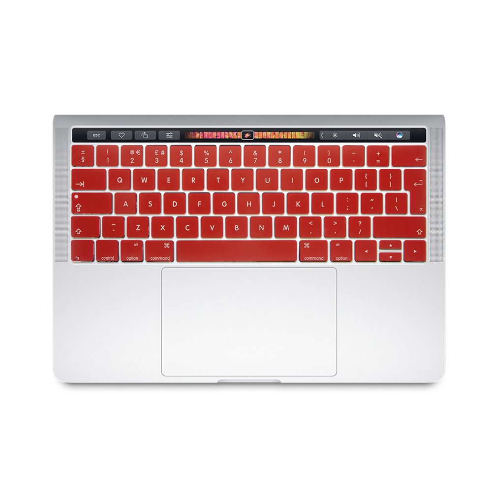 Se7enline Compatible with Macbook Keyboard Cover Skin for Mac Neo & Air 13/15 & Pro 14/16 inch (M5 M4 M3 M2 M1 A18 Pro) 2026/2025/2024/2023/2022/2021 Silicone Waterproof Dustproof EU Layout,Black — view 53