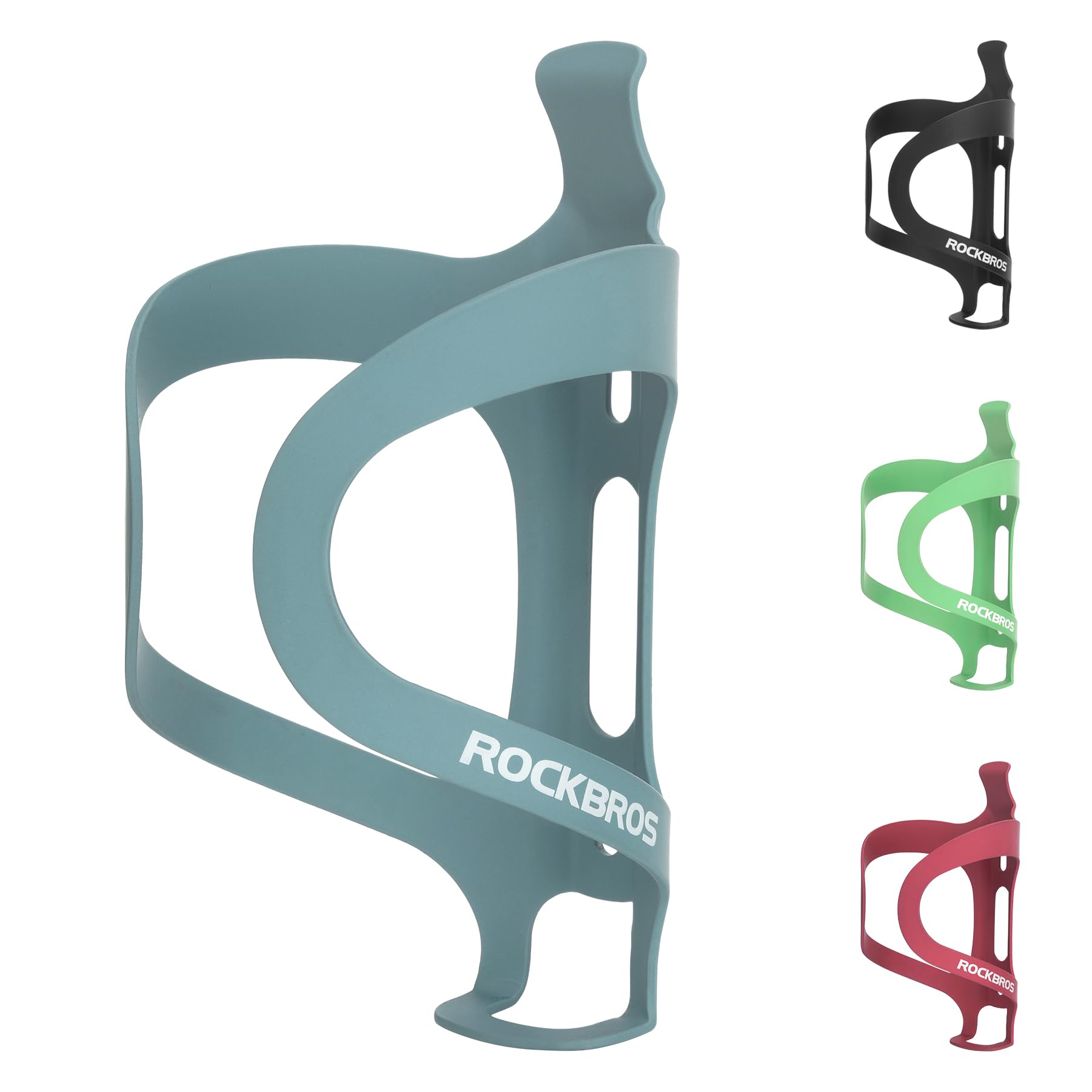 ROCKBROS Bike Water Bottle Cage Holder Lightweight Alloy Aluminum Bicycle Water Bottle Holder Cages Secure Hold Brackets for MTB, Road,Gravel Bike，