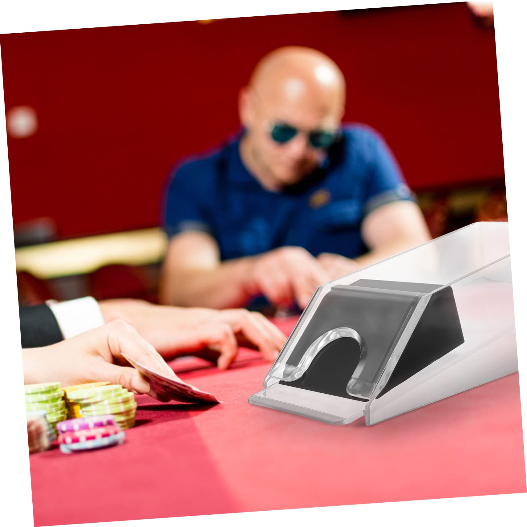 KONTONTY Dealing Tool 1pc Dealer Acrylic Cards Dealer Ideal for Poker Events
