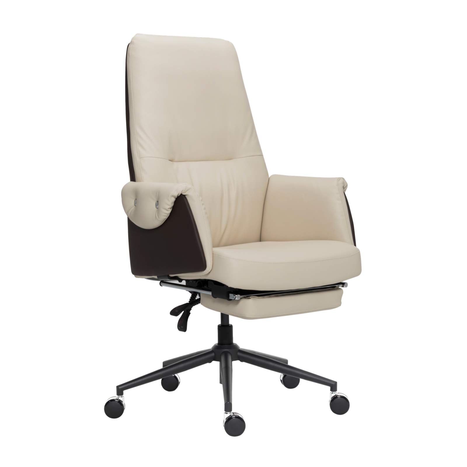 Buy Leather Executive Chair Adjustable Reclining Swivel Office Desk