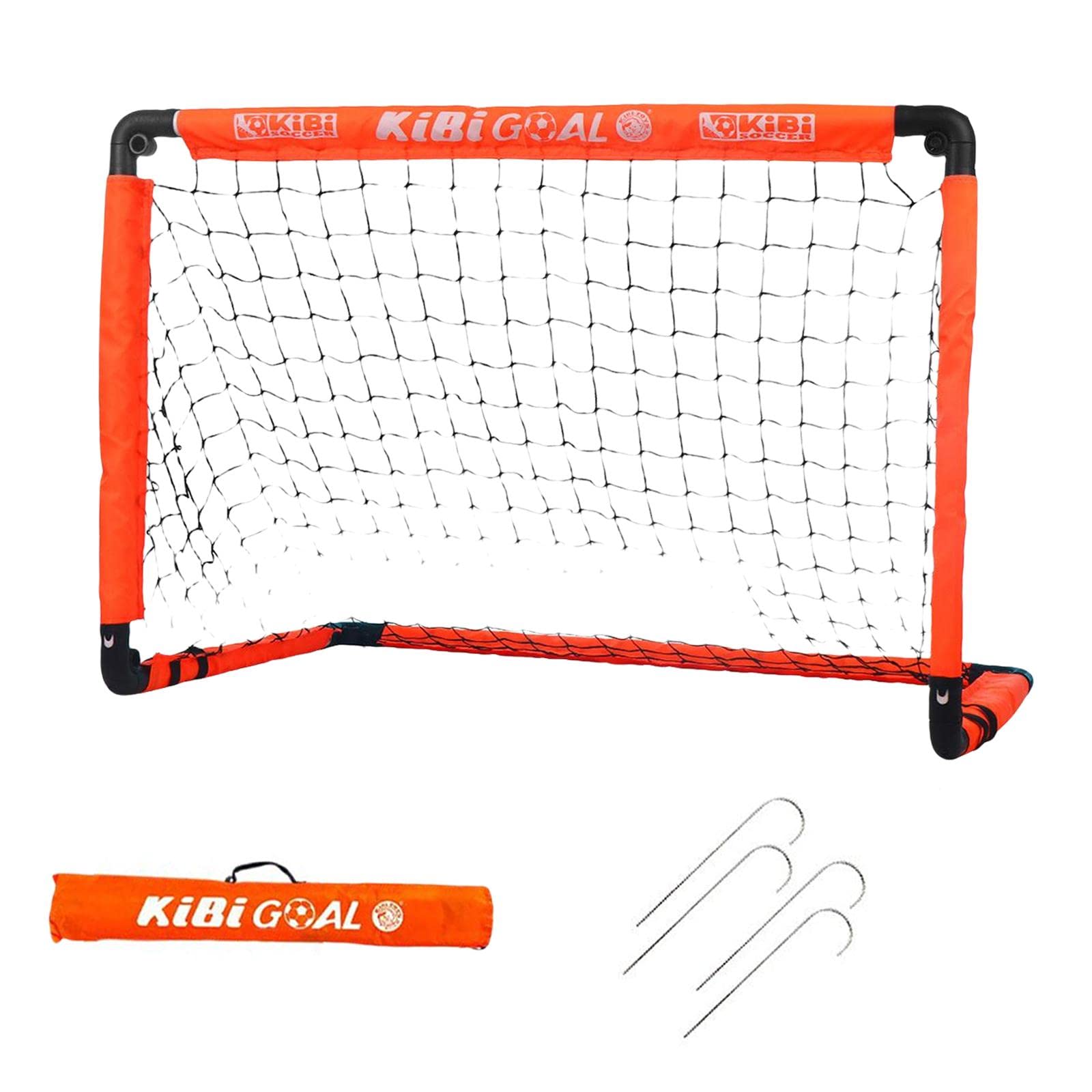 Kids Soccer Goals Portable Soccer Nets Set Outdoor Training Easy Assembly M White-image-37