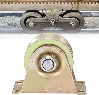 Sliding Gate Roller Sliding Gate Roller Steel 2Pcs 60Mm Diameter Sliding Gate Roller Steel V Type Wheel Track for Sliding Door