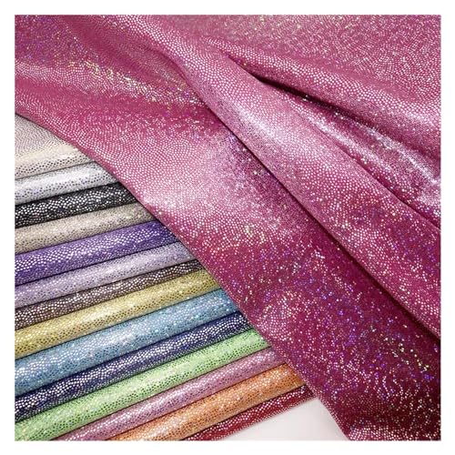Tissu pailleté d'exception reflets multicolores polyester 150cm - 2
